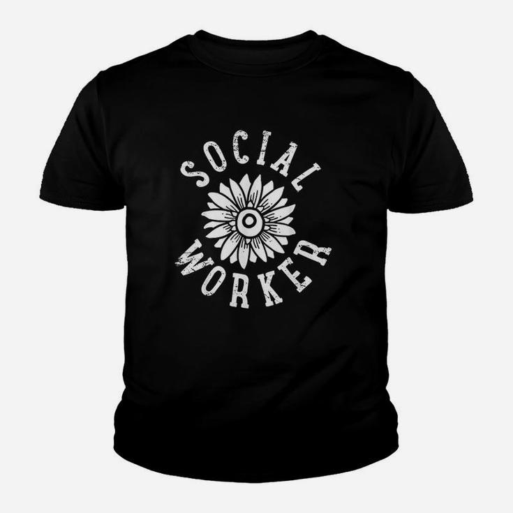 Social Worker Social Work Vintage Gift Kid T-Shirt
