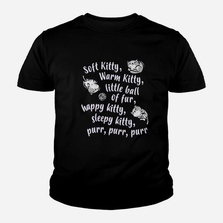 Soft Kitty Funny Cute Cat Song Kid T-Shirt