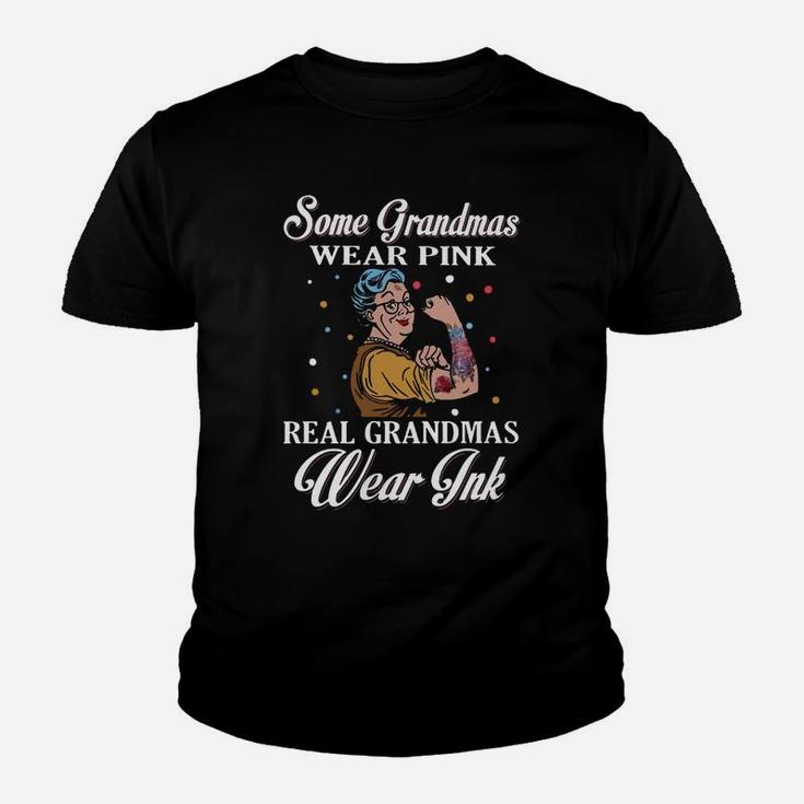 Some Grandmas Wear Pink Real Grandmas Wear Ink Kid T-Shirt