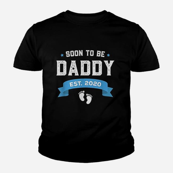 Soon To Be Daddy Est 2020 First Daddy New Dad Gift Kid T-Shirt
