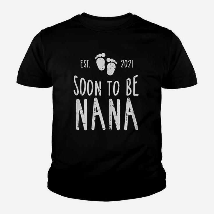 Soon To Be Nana 2021 Pregnancy Announcement New Grandma Gift Kid T-Shirt