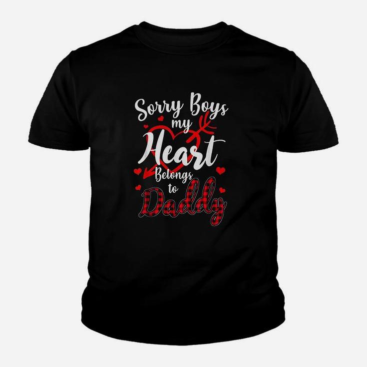 Sorry Boys My Heart Belongs To Daddy Kid T-Shirt