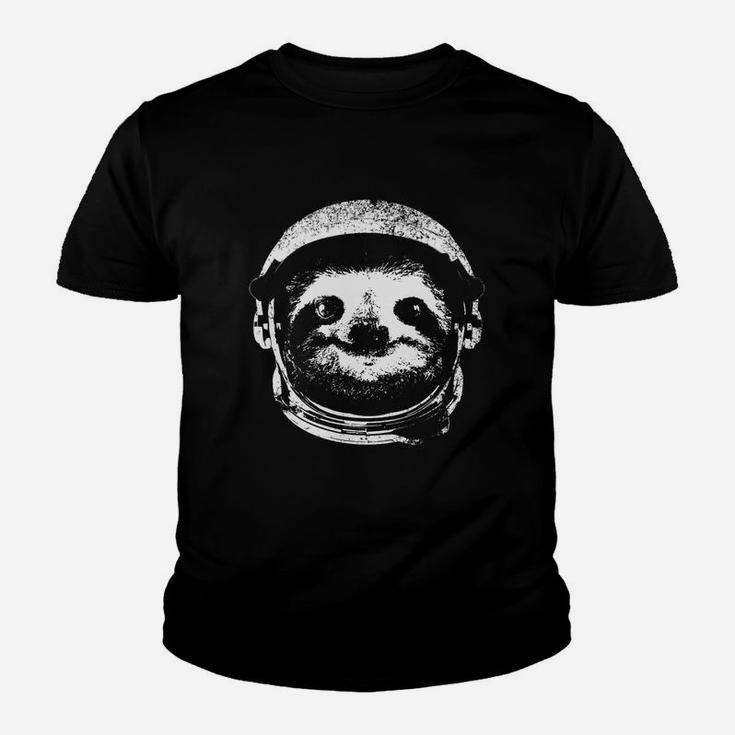 Space Sloth Astronaut Funny Vintage Kid T-Shirt