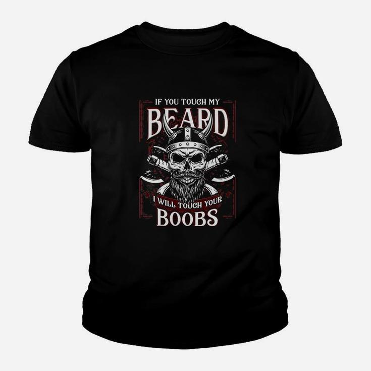 St Patricks Dads If You Touch My Beard Kid T-Shirt