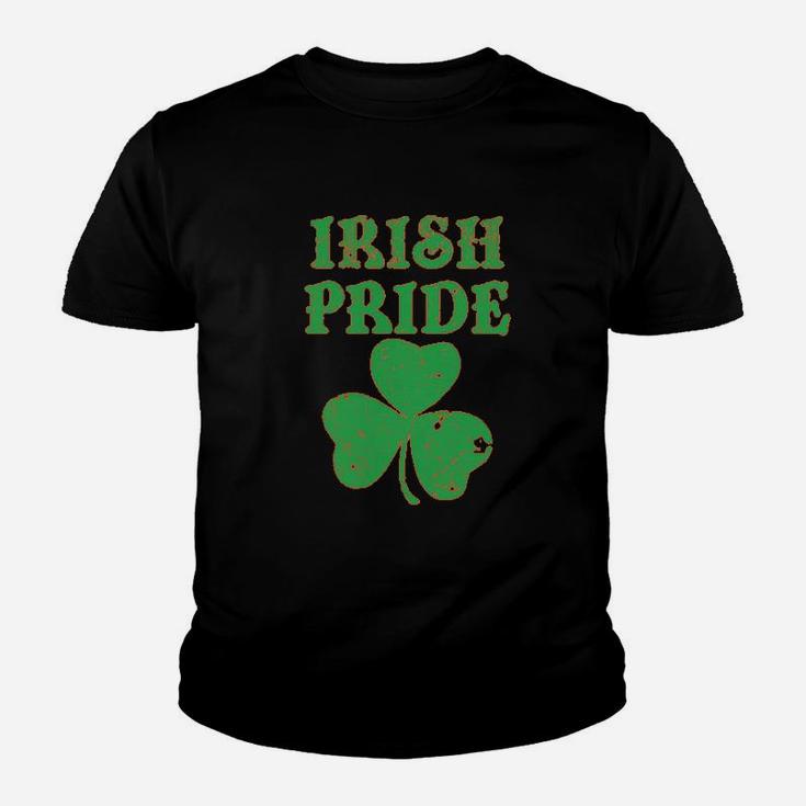 St Patricks Day American Irish Pride Lucky Leaf Kid T-Shirt