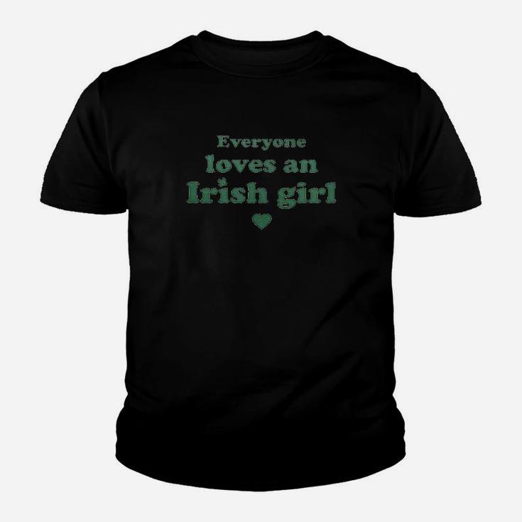 St Patricks Day Everyone Loves An Irish Girl Juniors Kid T-Shirt