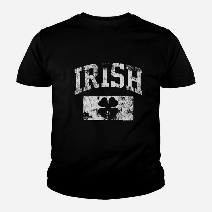 St Patricks Day Irish Athletic Vintage Distressed Irish Kid T-Shirt