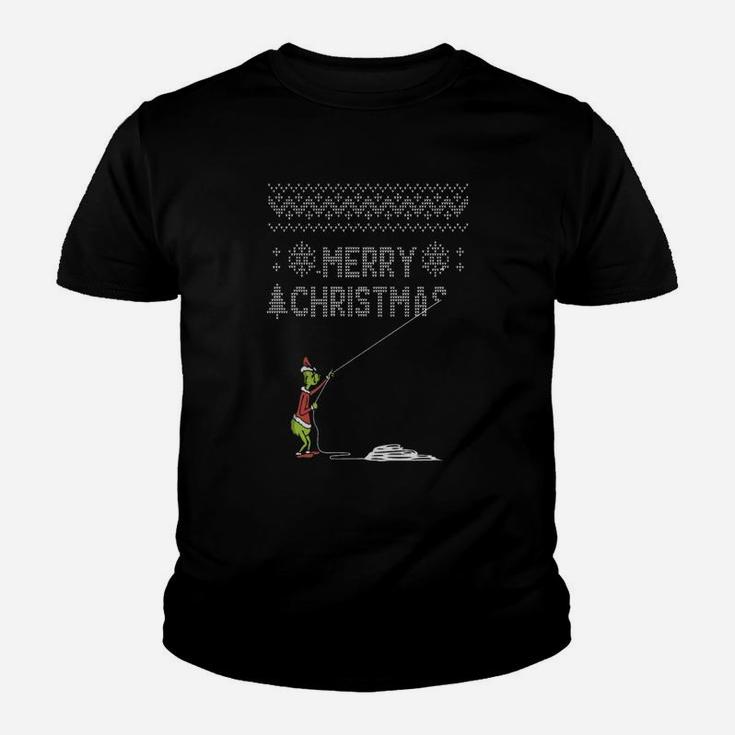 Stealing Christmas Ugly Sweater Uglythe Grinch Sweaters Kid T-Shirt