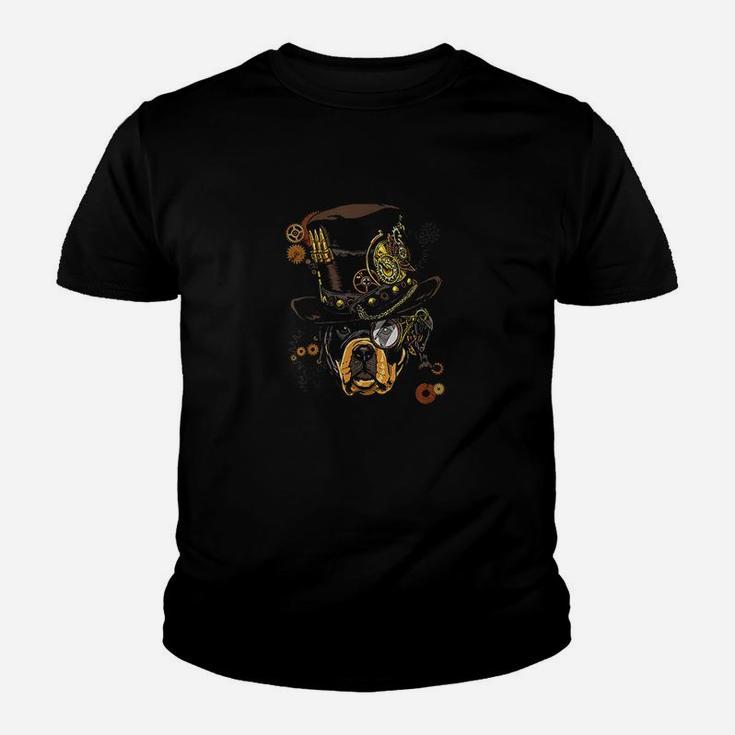 Steampunk Rottweiler Dog Steampunk Lovers Kid T-Shirt