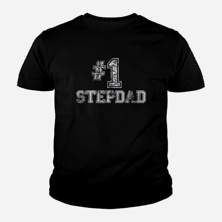 Stepdad Step Dad Number One Fathers Day Kid T-Shirt