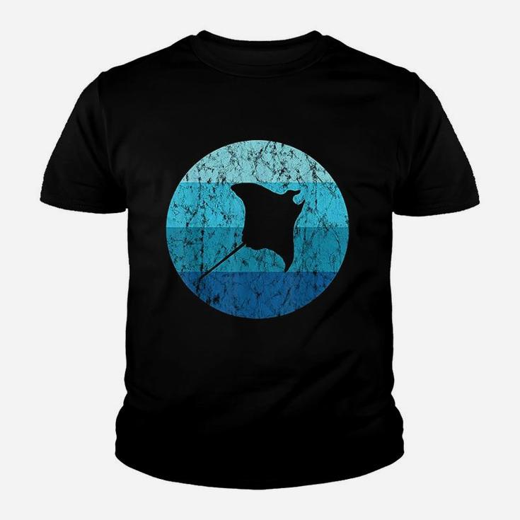 Stingray Manta Ray Retro Vintage Ocean Water Animal Kid T-Shirt