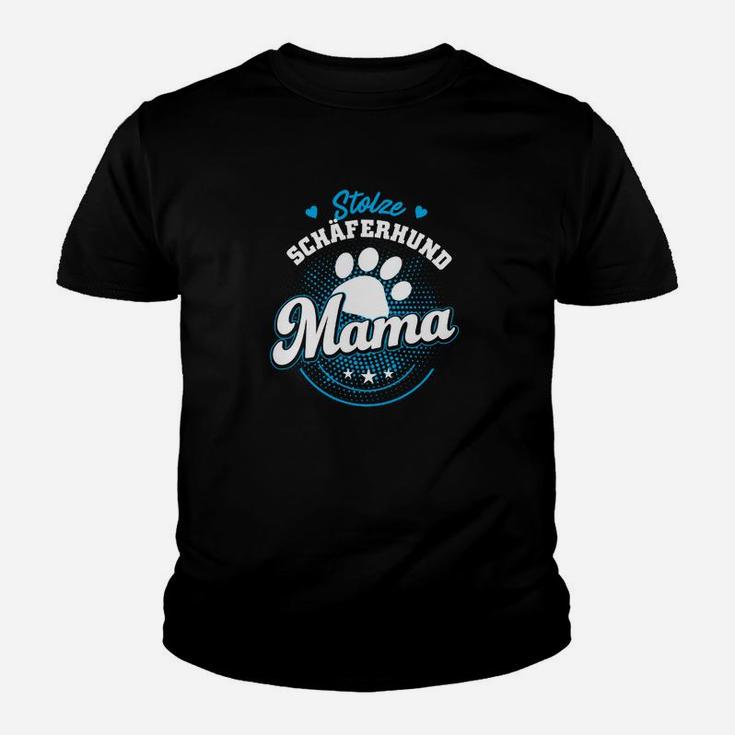 Stolze Schäferhund Mama Kinder T-Shirt