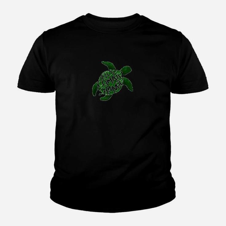 Stop Climate Change Sea Turtle Climate Change Kid T-Shirt