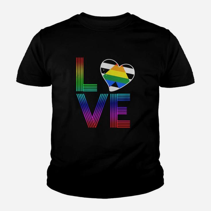 Straight Ally Flag Love Lgbt Pride Kid T-Shirt
