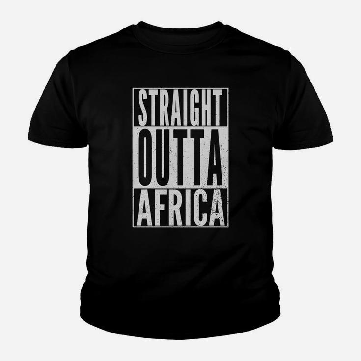 Straight Outta Africa Top Best African Vintage Retro T-shirt Kid T-Shirt