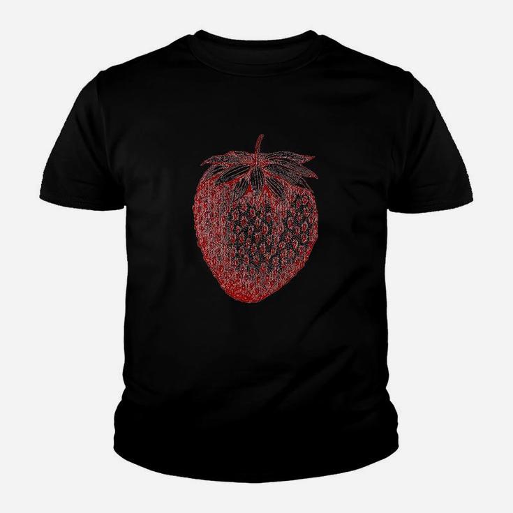 Strawberry Fruit Retro Vintage Graphics Kid T-Shirt