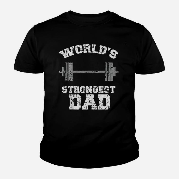 Strong Dad Gym Best Daddy Ever, dad birthday gifts Kid T-Shirt