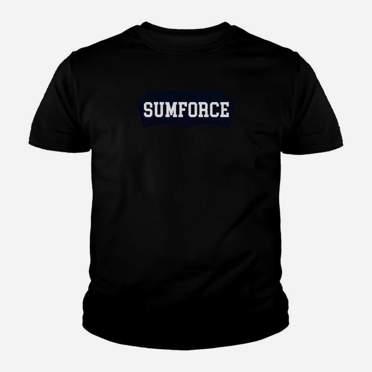 SUMFORCE Klassisches Logo Kinder Tshirt, Schwarz für Herren