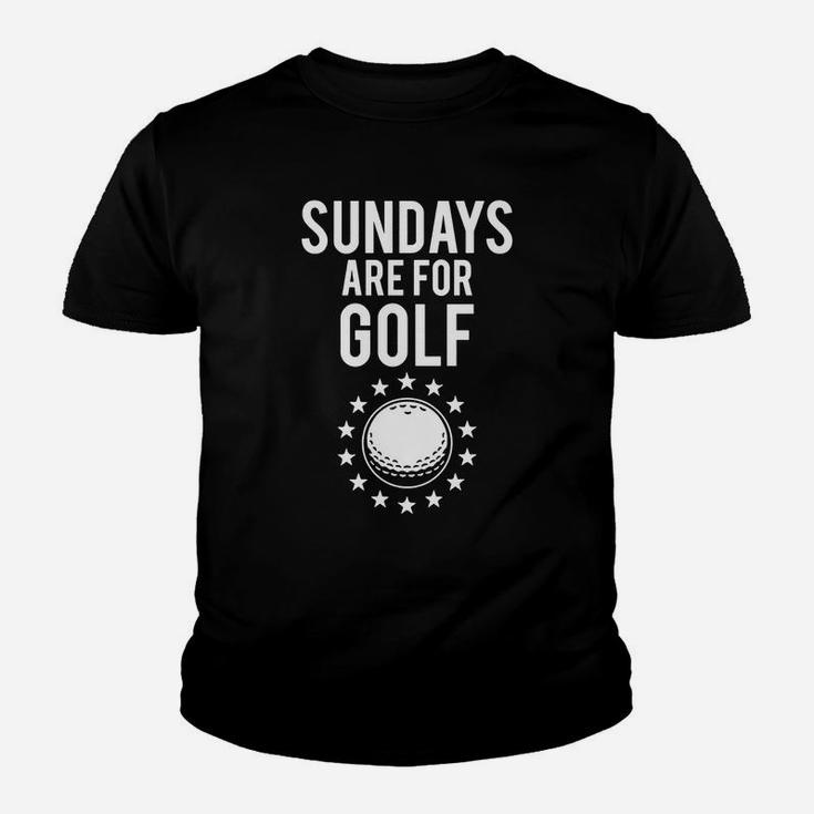 Sundays Are For Golf T-shirt Golf Lovers Kid T-Shirt