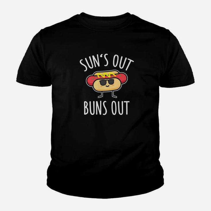 Suns Out Buns Ou Hot Dog Summer Grilling Gift Kid T-Shirt