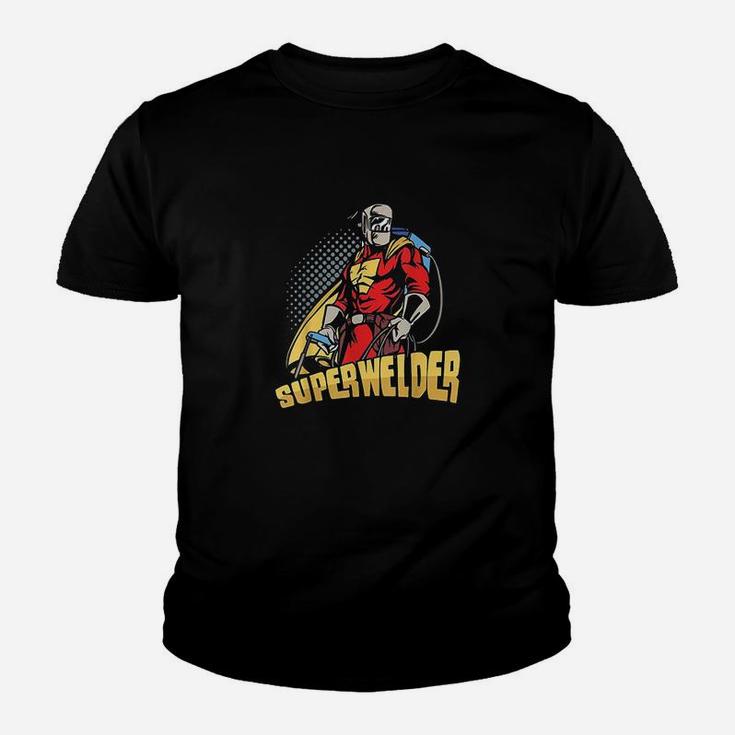 Superwelder Love Welding Welder Pride Funny Welders Gift Kid T-Shirt