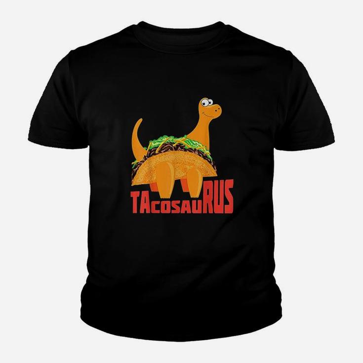 Tacosaurus Cute Brontosaurus In A Tortilla Kid T-Shirt