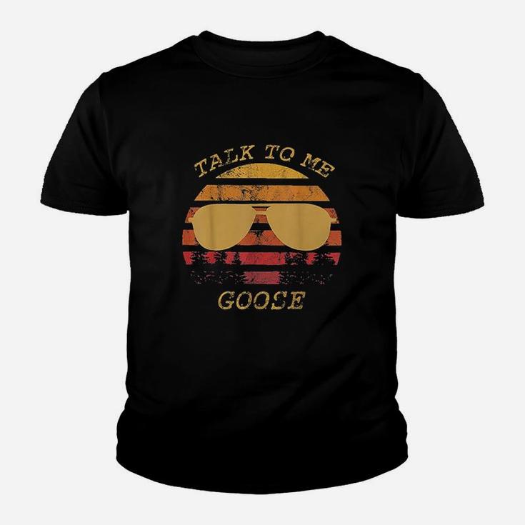 Talk To Me Goose Retro Vintage Sunset Sunglass Kid T-Shirt