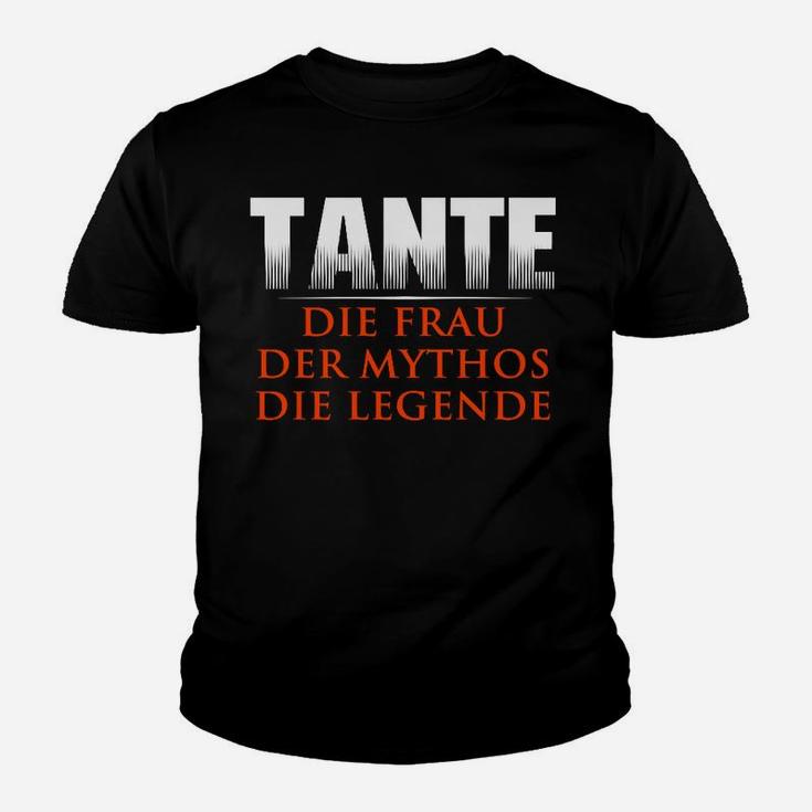 Tante Mythos Legende Schwarzes Kinder Tshirt, Cool & Einzigartig