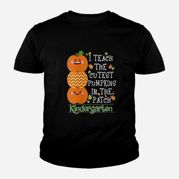 Teach The Cutest Pumpkins In Patch Kindergarten Halloween Kid T-Shirt