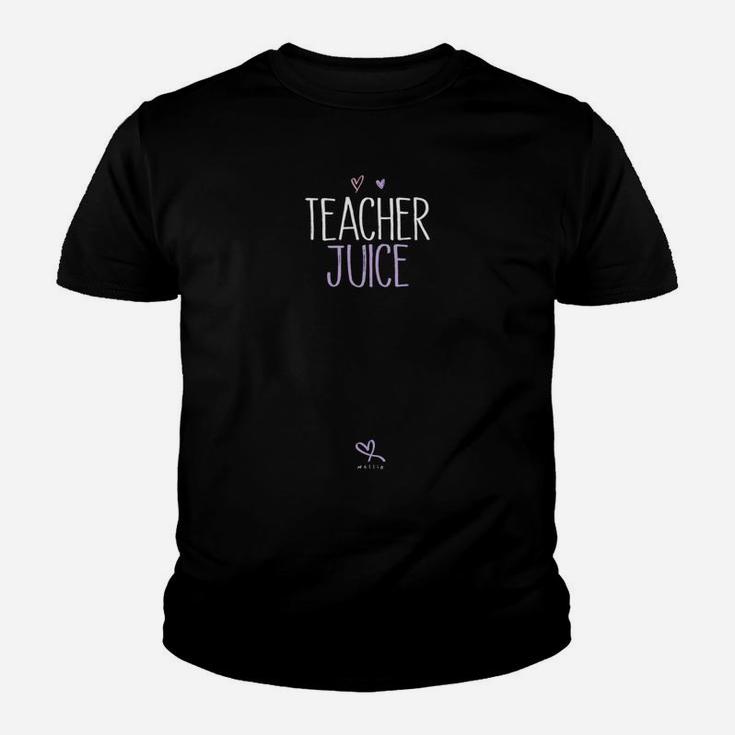 Teacher Juice Wine Lover Drinking Gift Ideas Saying Novelty Kid T-Shirt