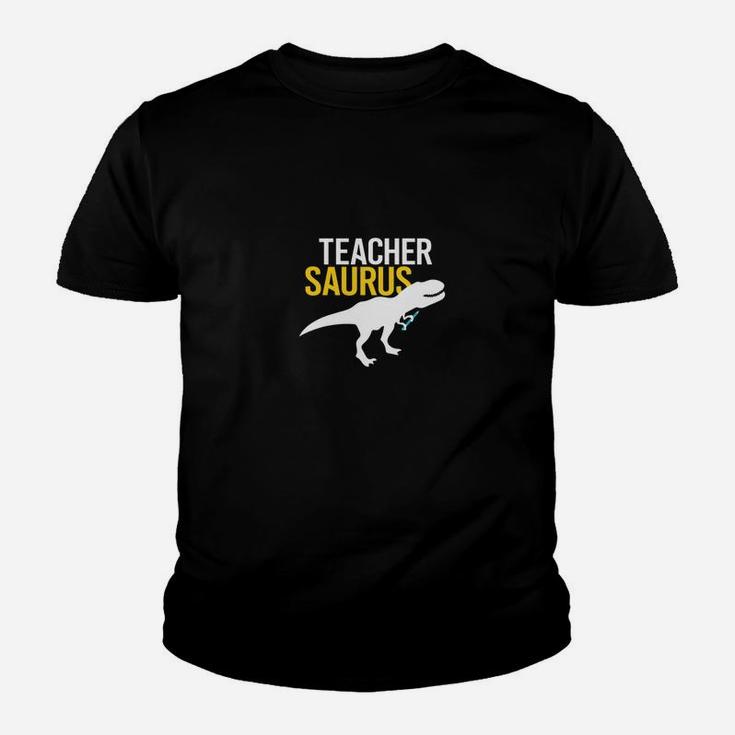 Teacher Saurus Funny Dinosaur Trex Gif Kid T-Shirt