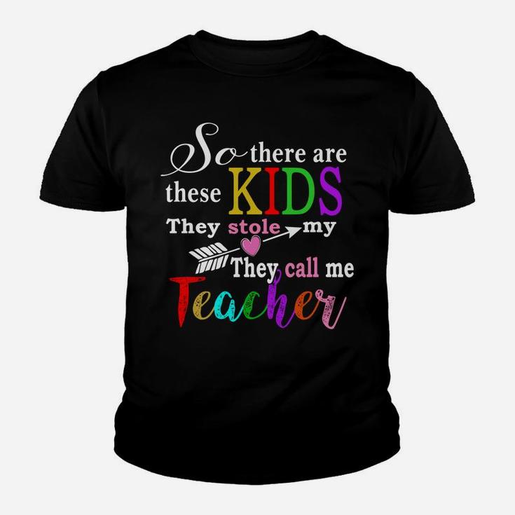 Teacher Valentines Day Valentines Day Teacher Gift Kid T-Shirt