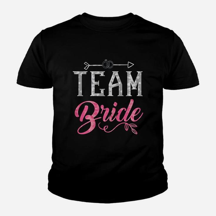 Team Bride Bridal Party Bride Squad Wedding Party Youth T-shirt
