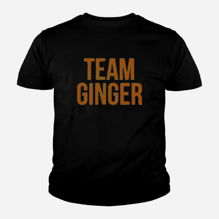 Team Ginger Funny Cute Red Head St Saint Patricks Day Irish Kid T-Shirt