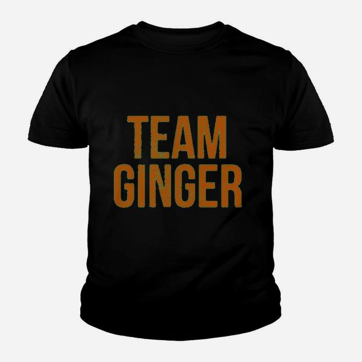 Team Ginger Funny Cute Red Head St Saint Patricks Day Irish Kid T-Shirt