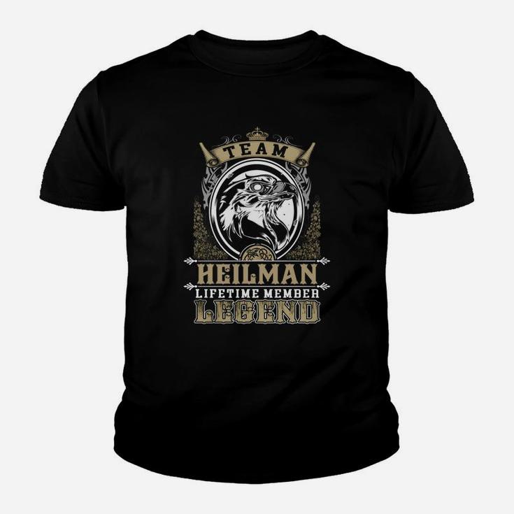 Team Heilman Lifetime Member Legend -heilman T Shirt Heilman Hoodie Heilman Family Heilman Tee Heilman Name Heilman Lifestyle Heilman Shirt Heilman Names Kid T-Shirt