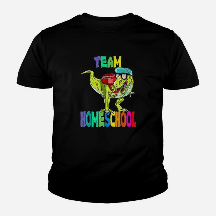 Team Homeschool DinosaurRex Back To School Kid T-Shirt