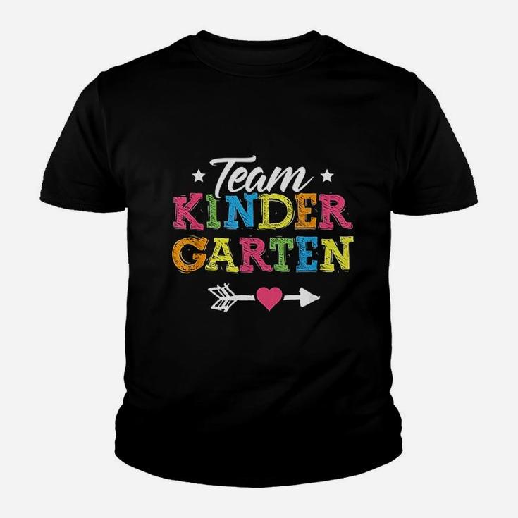 Team Kindergarten Teacher Student Kids Back To School Kid T-Shirt