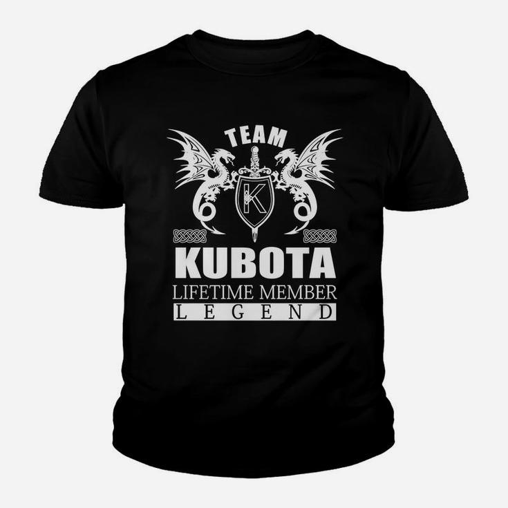 Team Kubota Lifetime Member Legend Name Shirts Kid T-Shirt