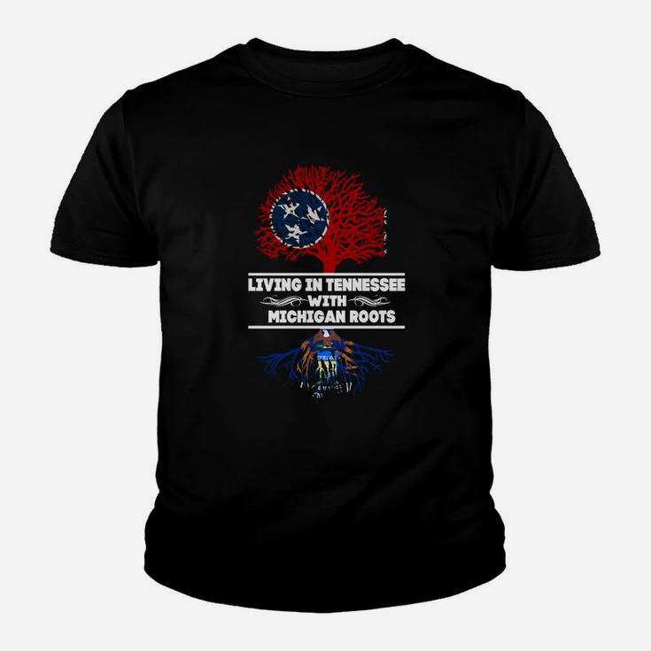 Tennessee With Michigan Roots Shirts Kid T-Shirt