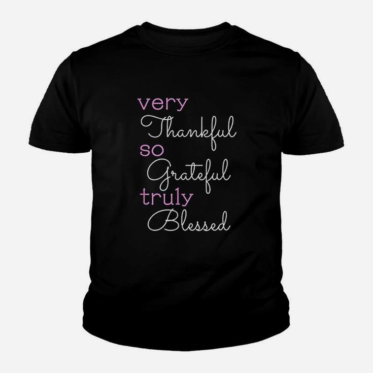Thankful Grateful Blessed Positivity Motivational Christian T-Shirt Thankful Grateful Blessed Positivity Motivational Christian T-Shirt