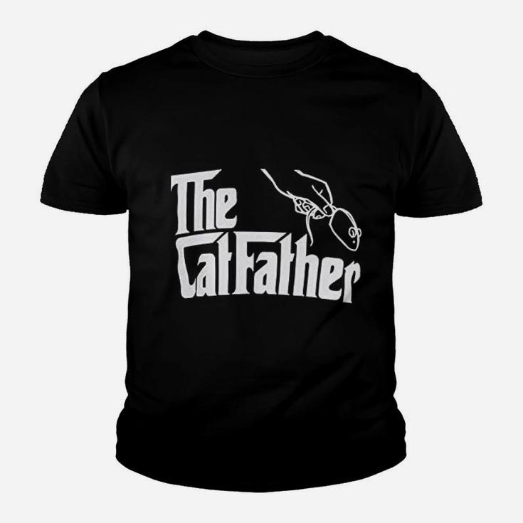 The Catfather Funny Cute Cat Father Dad Owner Pet Kitty Kitten Fun Humor Kid T-Shirt