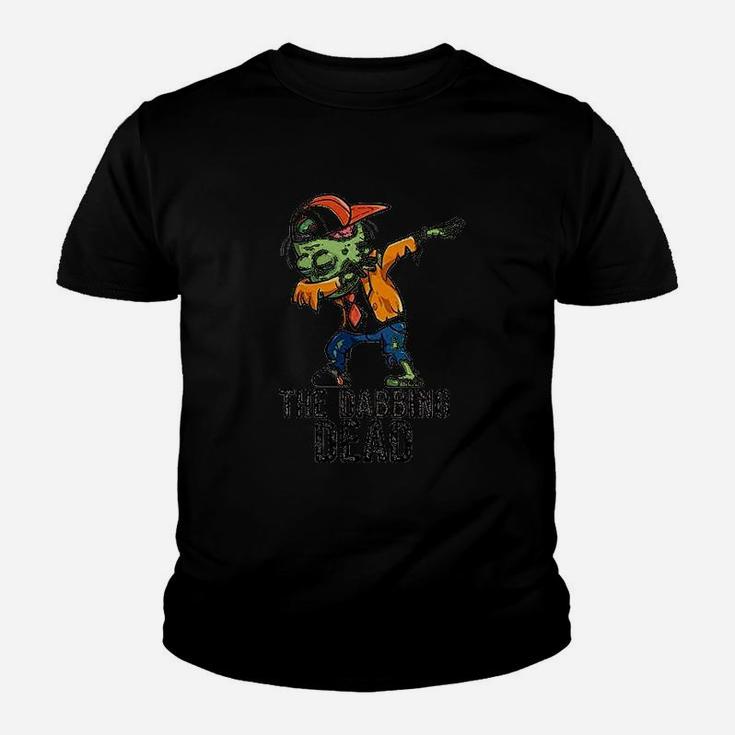 The Dabbing Dead Funny Halloween Kid T-Shirt
