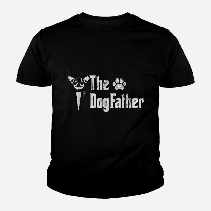 The Dogfather Chihuahua Dog Dad Kid T-Shirt