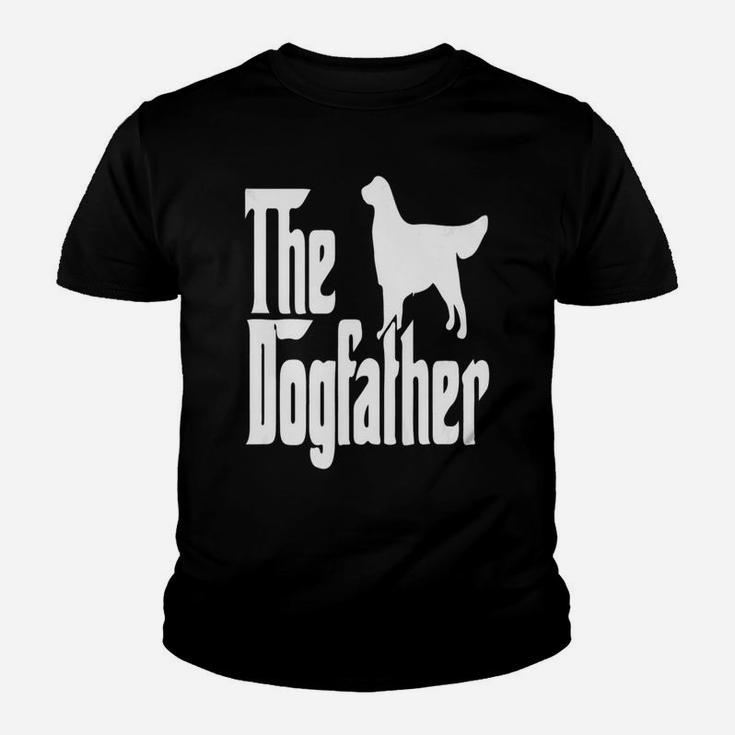 The Dogfather Golden Retriever, dad birthday gifts Kid T-Shirt