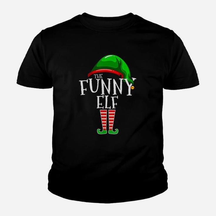 The Funny Elf Group Matching Family Christmas Gift Holiday Kid T-Shirt