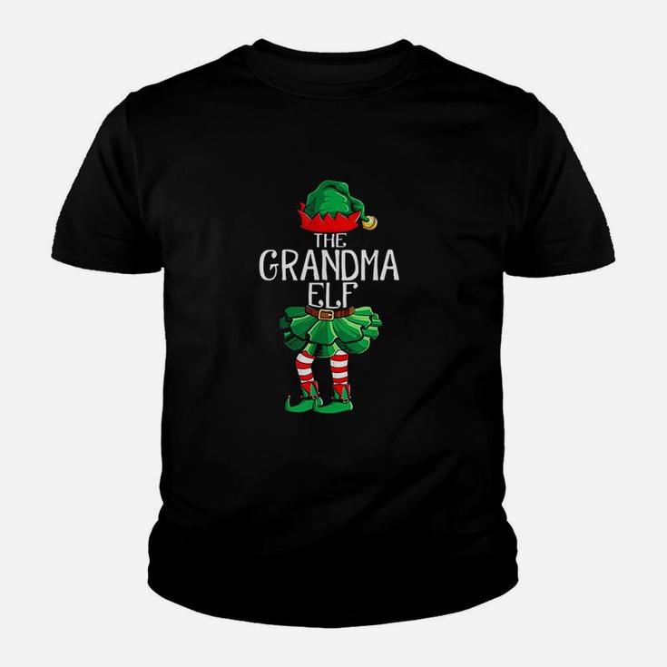 The Grandma Elf Group Matching Family Christmas Gift Kid T-Shirt