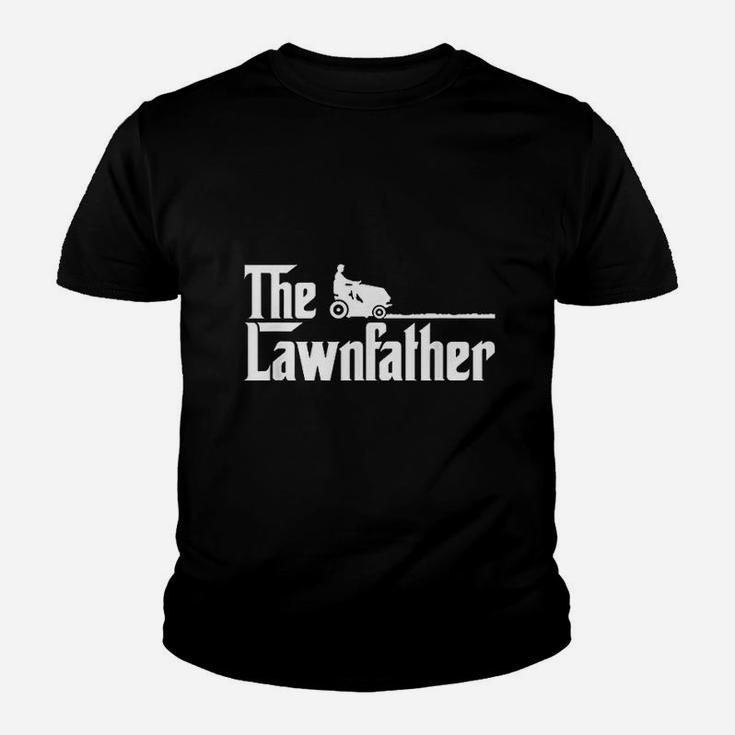 The Lawnfather Funny Lawn Mowing Kid T-Shirt