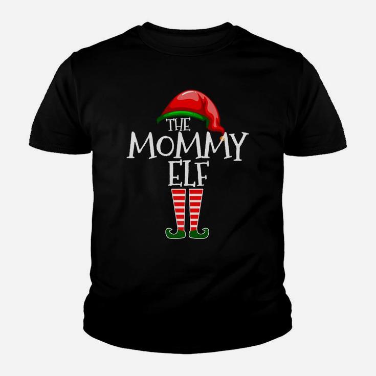 The Mommy Elf Funny Christmas Gift Matching Family Kid T-Shirt