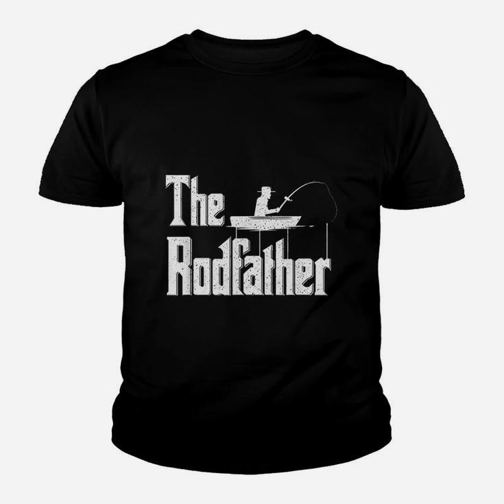 The Rodfather Funny Fishing Dad Gift Kid T-Shirt